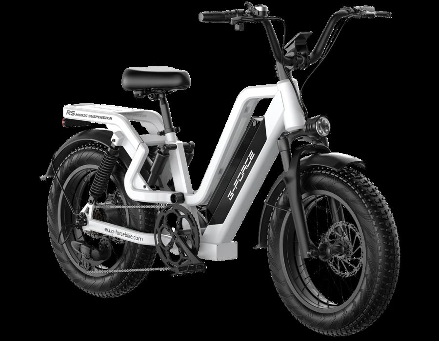E-bike G-Force RS a disposizione degli ospiti Ironwood, vista tre quarti