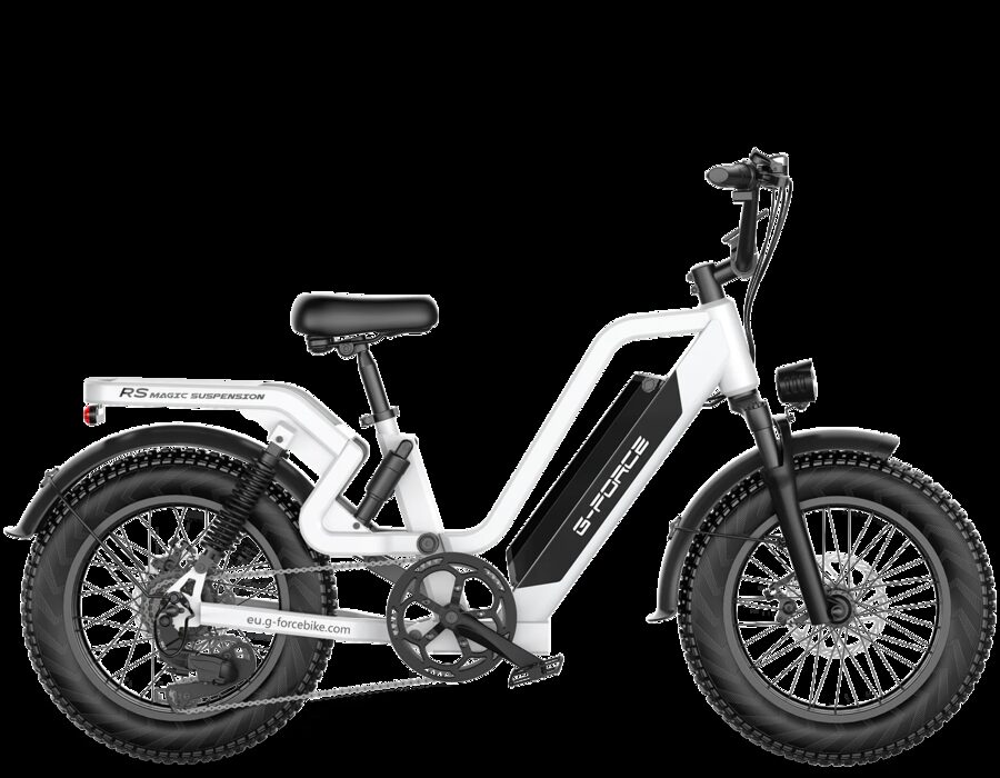 E-bike G-Force RS a disposizione degli ospiti Ironwood, vista laterale