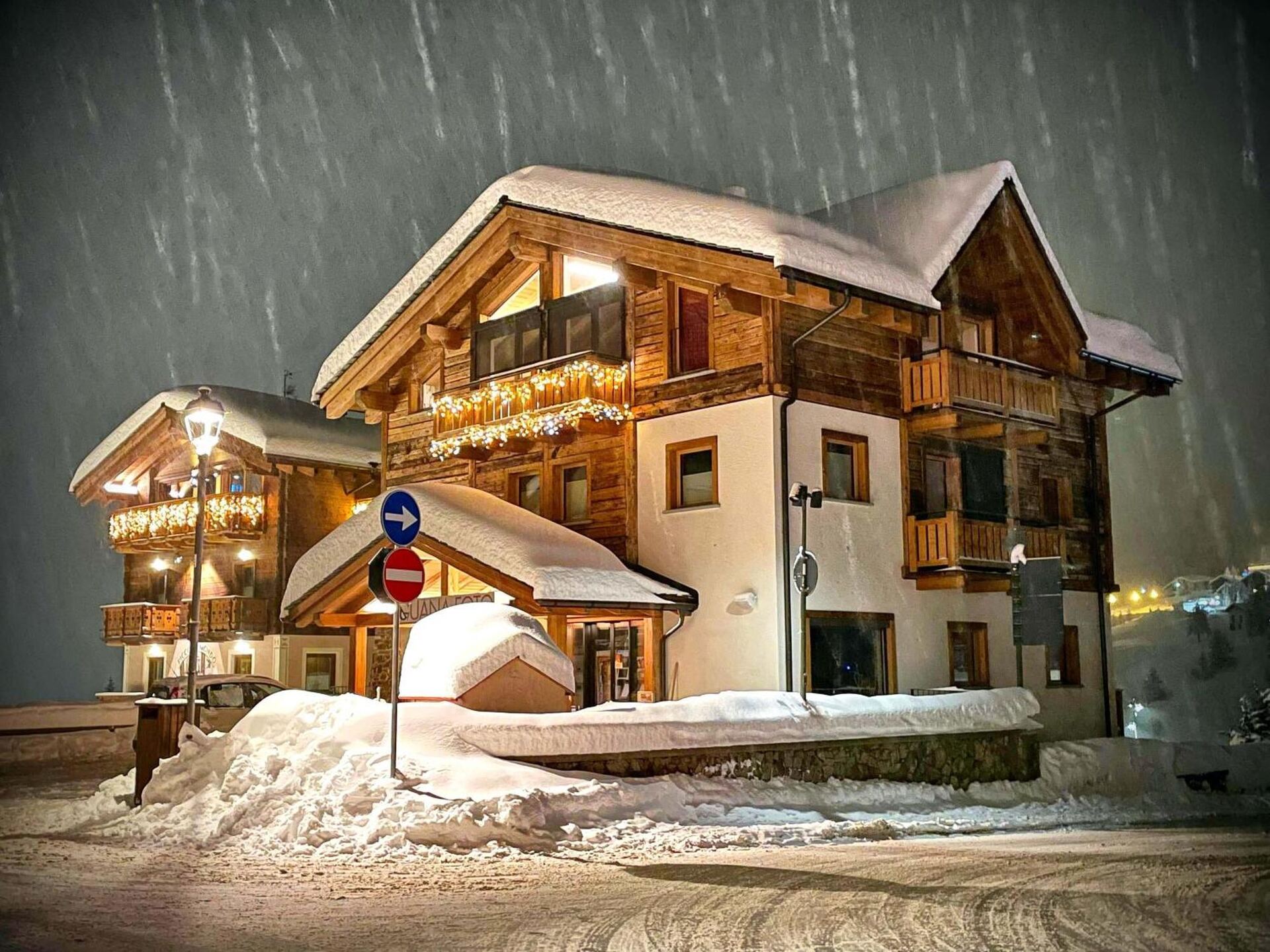 Ironwood Livigno i sneen om vinteren